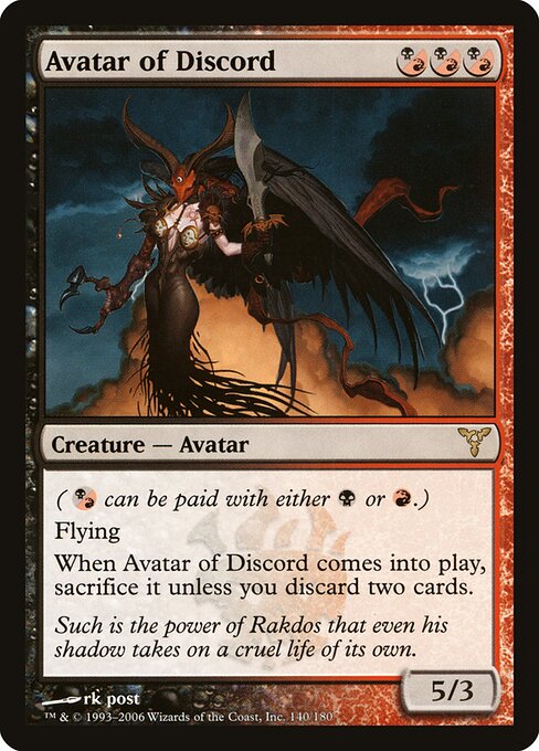 Avatar of Discord - Dissension - 140