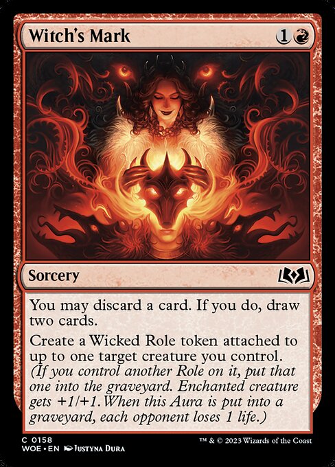 Witch's Mark - Wilds of Eldraine - 158