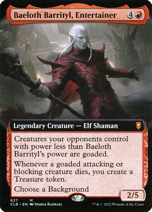 Baeloth Barrityl, Entertainer - Commander Legends: Battle for Baldur's Gate - 627