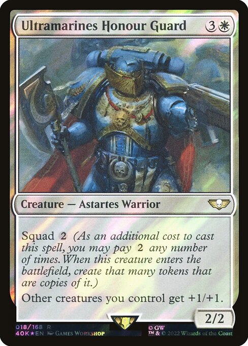 Ultramarines Honour Guard - Warhammer 40,000 Commander - 18★