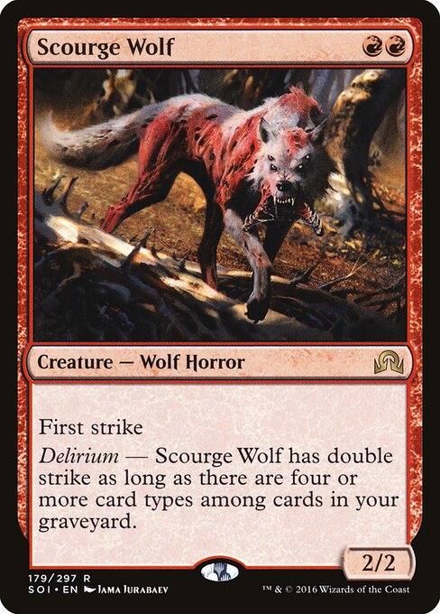 Scourge Wolf - Shadows over Innistrad - 179
