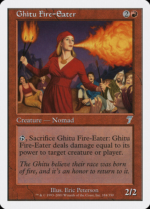 Ghitu Fire-Eater - Seventh Edition - 184