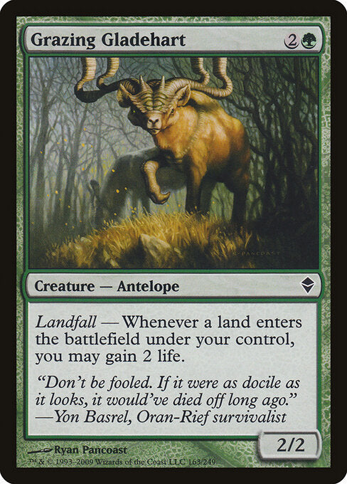 Grazing Gladehart - Zendikar - 163