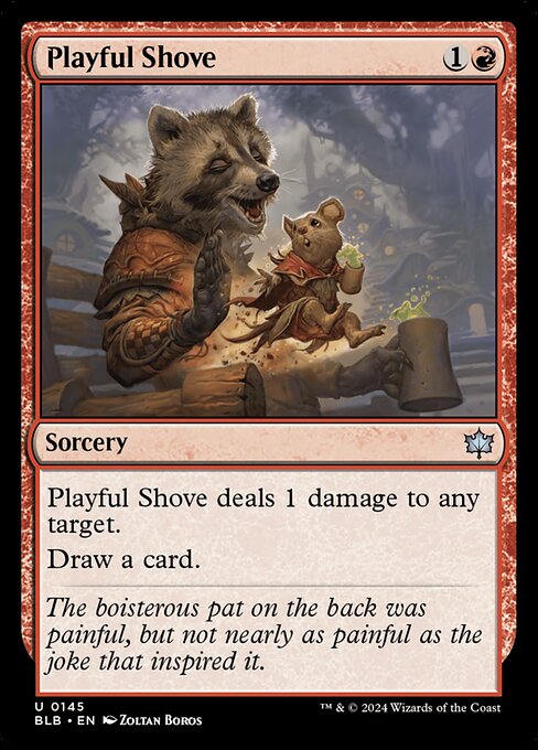Playful Shove - Bloomburrow - 145