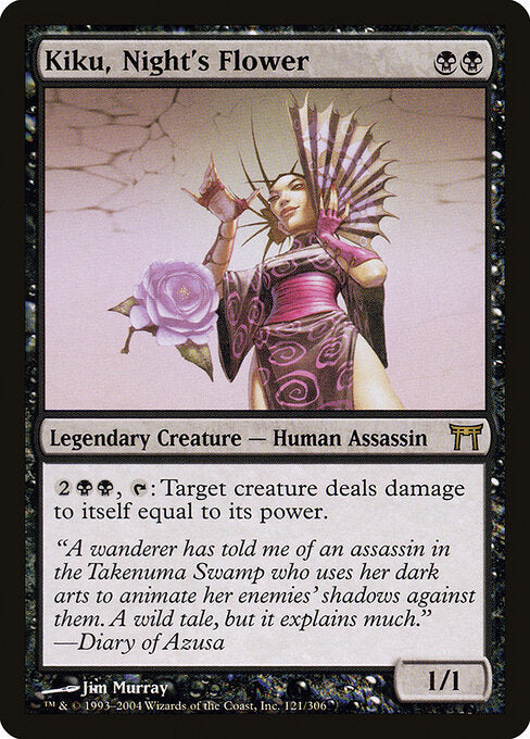 Kiku, Night's Flower - Champions of Kamigawa - 121