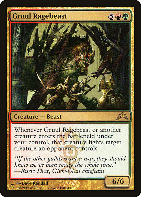 Gruul Ragebeast - Gatecrash - 170