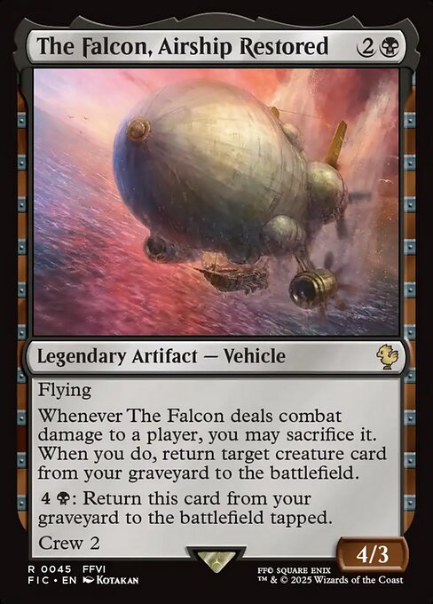 The Falcon, Airship Restored - Final Fantasy Commander - 45