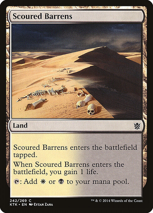Scoured Barrens - Khans of Tarkir - 242