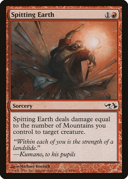 Spitting Earth - Duel Decks: Elves vs. Goblins - 55