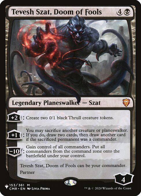 Tevesh Szat, Doom of Fools - The List - CMR-153