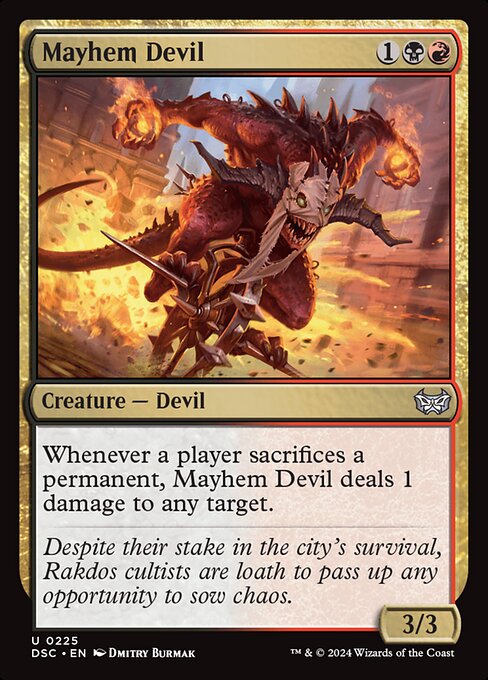 Mayhem Devil - Duskmourn: House of Horror Commander - 225