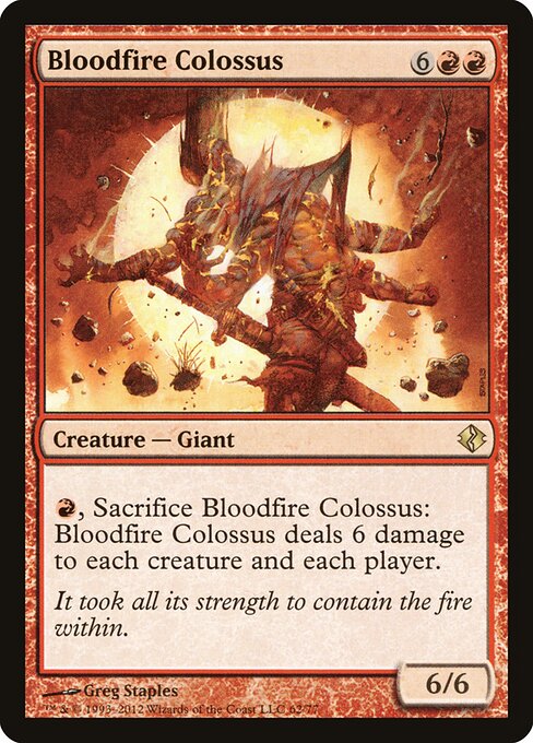 Bloodfire Colossus - Duel Decks: Venser vs. Koth - 62