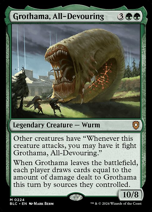 Grothama, All-Devouring - Bloomburrow Commander - 224