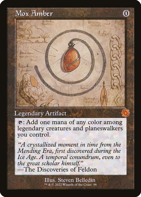 Mox Amber - The Brothers' War Retro Artifacts - 98