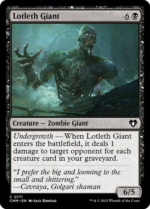 Lotleth Giant - Commander Masters - 171