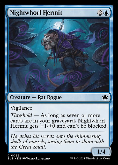Nightwhorl Hermit - Bloomburrow - 62