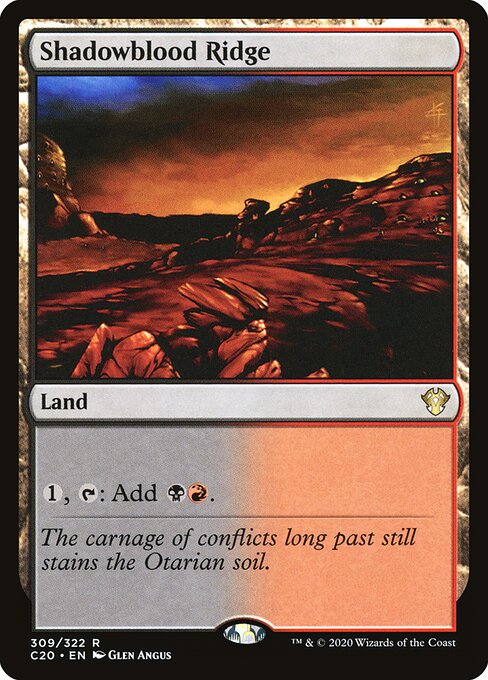 Shadowblood Ridge - Commander 2020 - 309