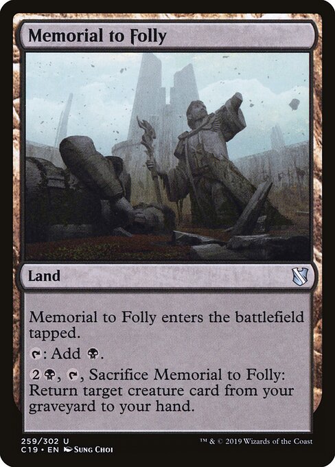 Memorial to Folly - Commander 2019 - 259
