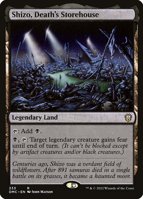 Shizo, Death's Storehouse - Dominaria United Commander - 233