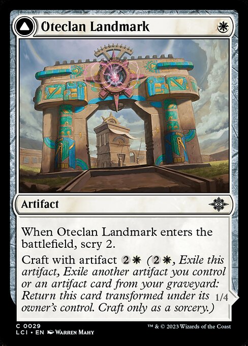 Oteclan Landmark // Oteclan Levitator - The Lost Caverns of Ixalan - 29