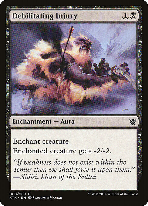 Debilitating Injury - Khans of Tarkir - 68