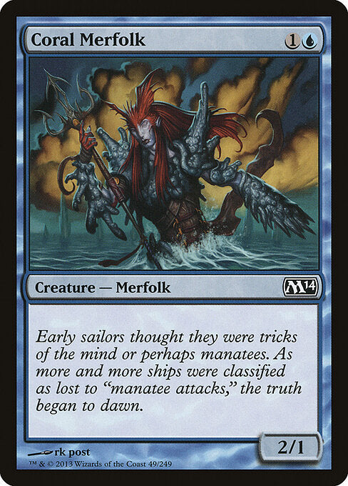 Coral Merfolk - Magic 2014 - 49
