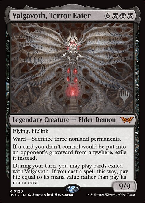 Valgavoth, Terror Eater - Duskmourn: House of Horror Promos - 120p