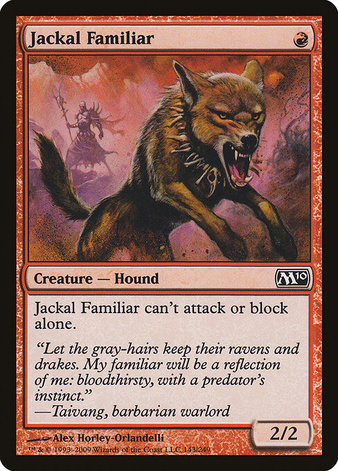 Jackal Familiar - Magic 2010 - 143