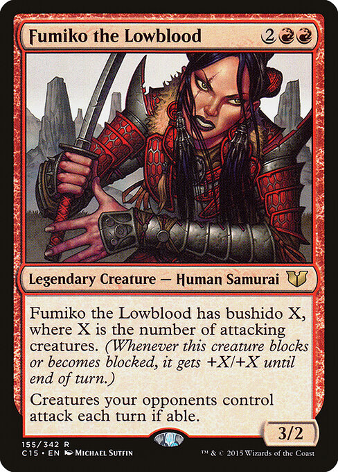 Fumiko the Lowblood - Commander 2015 - 155