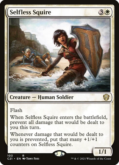 Selfless Squire - Commander 2021 - 103