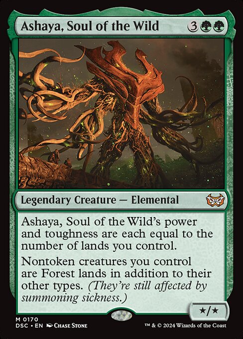Ashaya, Soul of the Wild - Duskmourn: House of Horror Commander - 170