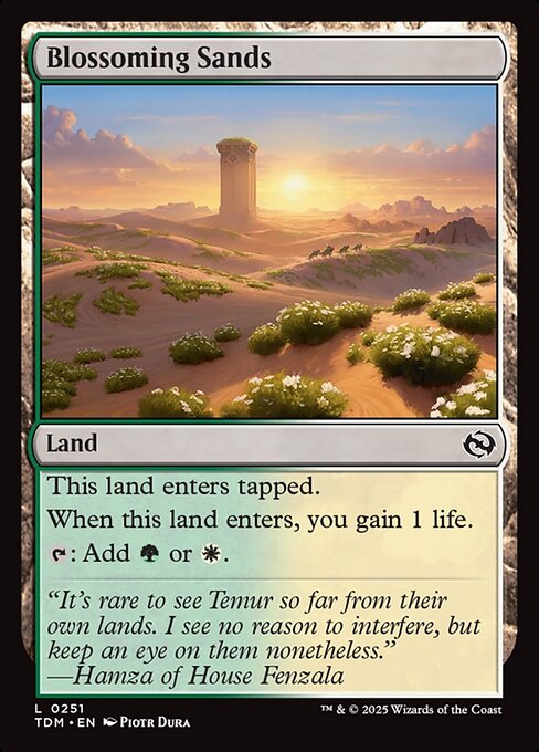 Blossoming Sands - Tarkir: Dragonstorm - 251
