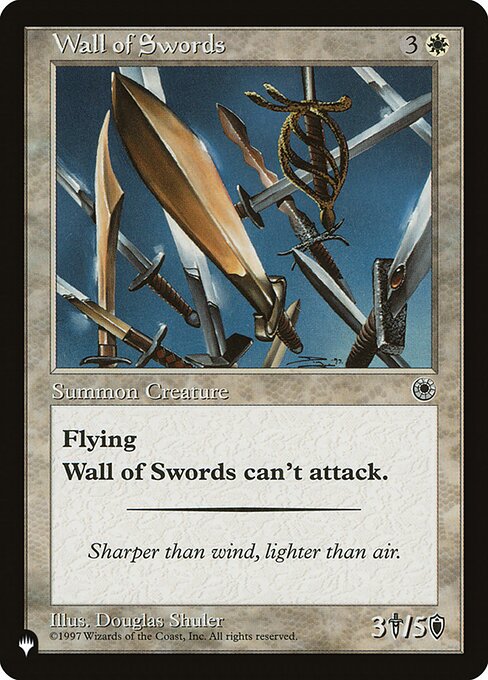 Wall of Swords - The List - POR-37