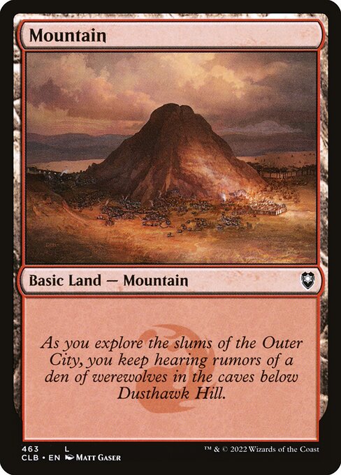 Mountain - Commander Legends: Battle for Baldur's Gate - 463