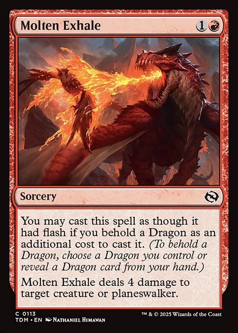 Molten Exhale - Tarkir: Dragonstorm - 113