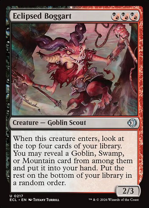 Eclipsed Boggart - Lorwyn Eclipsed - 217
