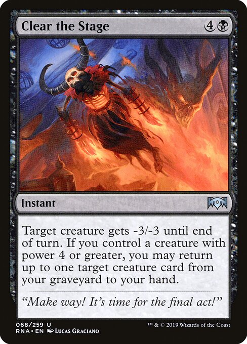 Clear the Stage - Ravnica Allegiance - 68