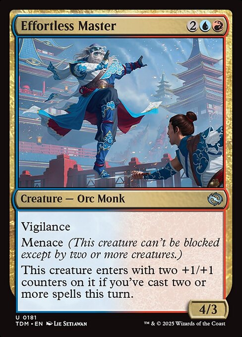 Effortless Master - Tarkir: Dragonstorm - 181