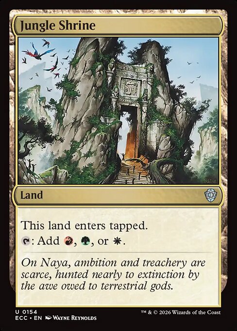 Jungle Shrine - Lorwyn Eclipsed Commander - 154