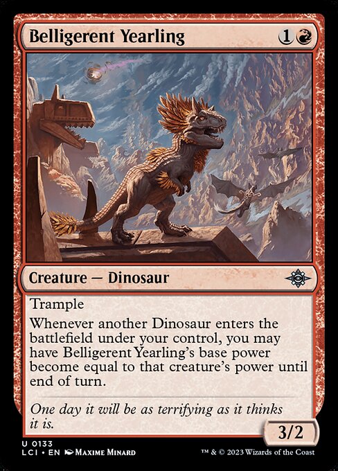 Belligerent Yearling - The Lost Caverns of Ixalan - 133