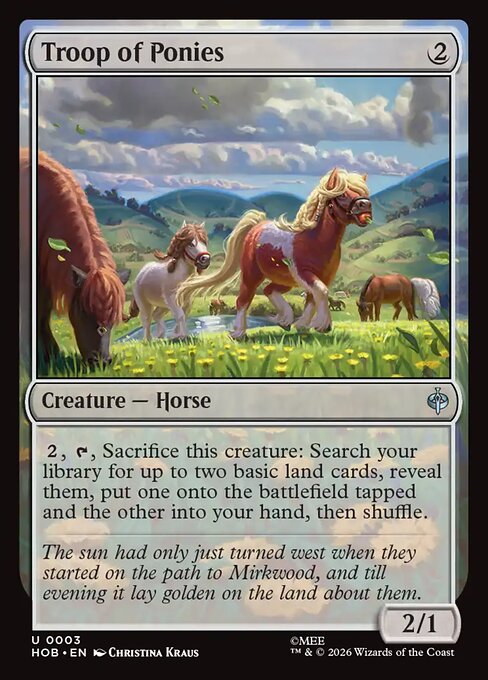 Troop of Ponies - The Hobbit - 3