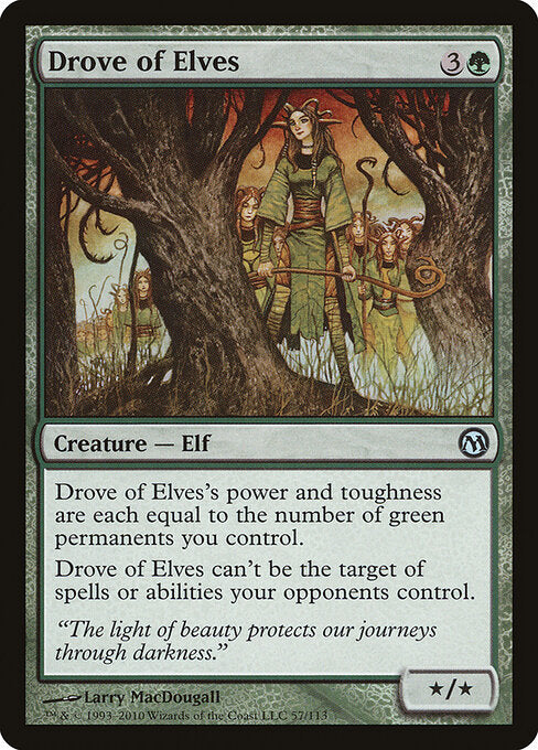 Drove of Elves - Duels of the Planeswalkers - 57