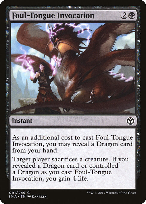 Foul-Tongue Invocation - Iconic Masters - 91