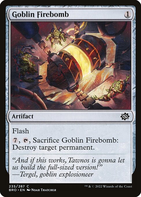 Goblin Firebomb - The Brothers' War - 235