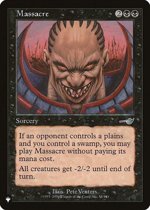 Massacre - The List - NEM-58