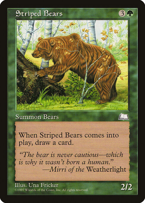 Striped Bears - Weatherlight - 140