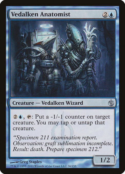 Vedalken Anatomist - Mirrodin Besieged - 36