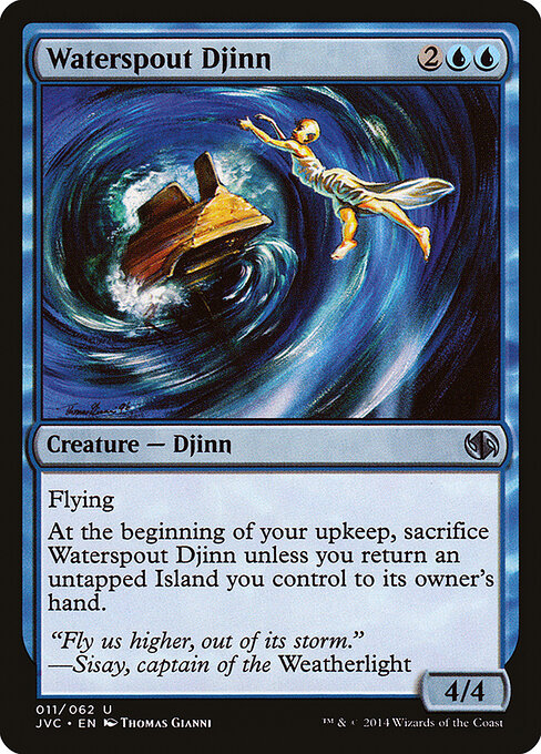 Waterspout Djinn - Duel Decks Anthology: Jace vs. Chandra - 11