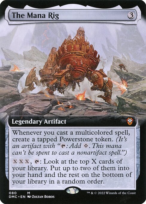 The Mana Rig - Dominaria United Commander - 80