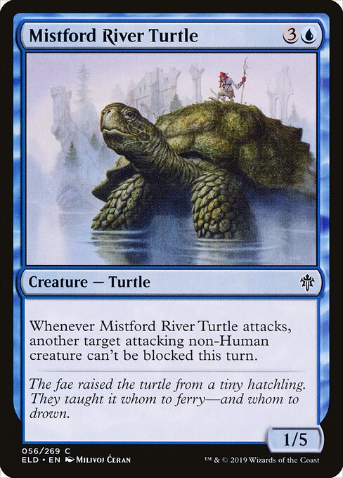 Mistford River Turtle - Throne of Eldraine - 56